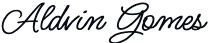 Aldvin Gomes signature