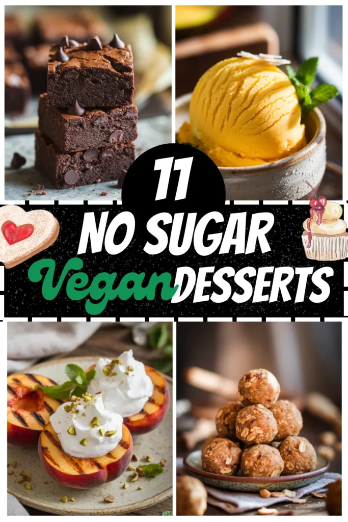 11 No Sugar Vegan Desserts