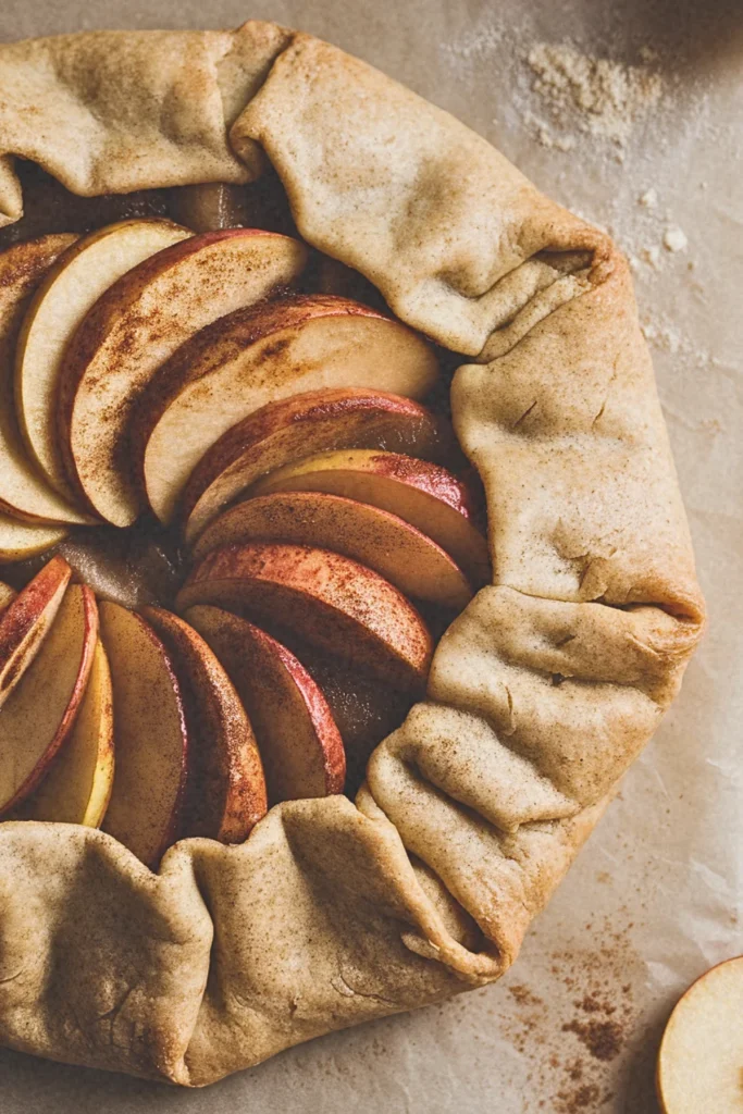Apple Cinnamon Galette with Oat Flour Pastry