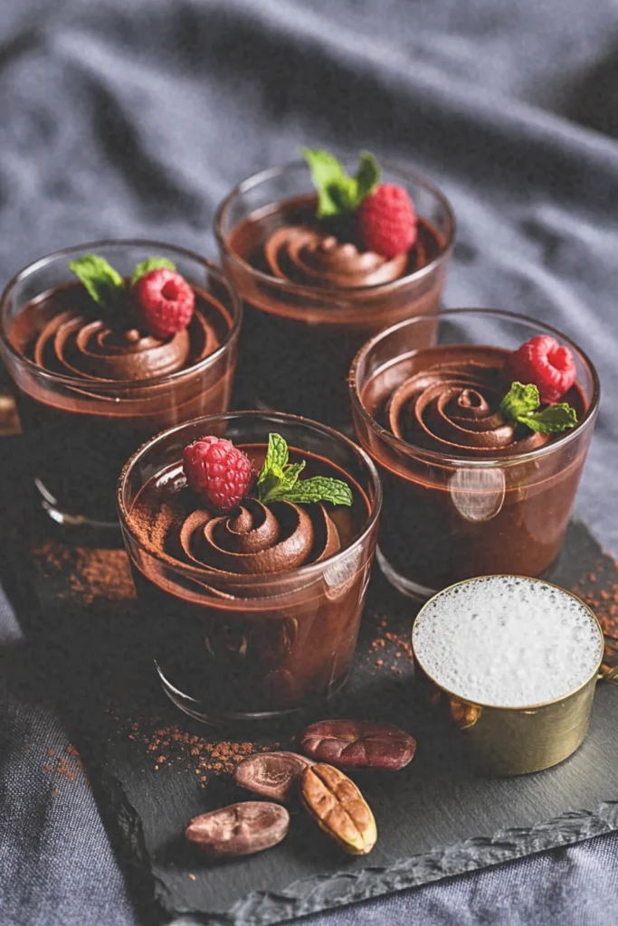 Aquafaba Chocolate Mousse
