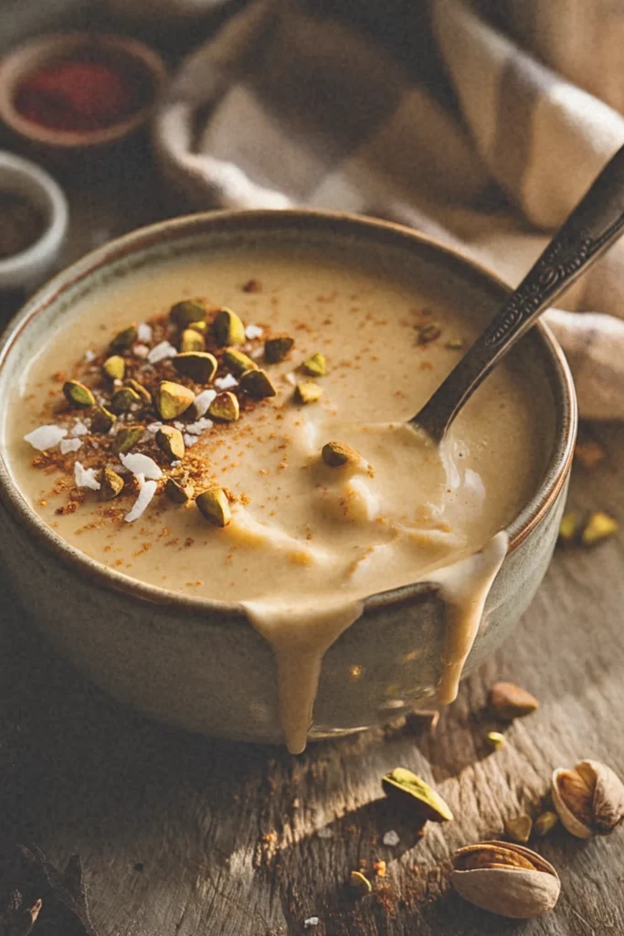 Chai Spiced Rice Pudding with Coconut Milk