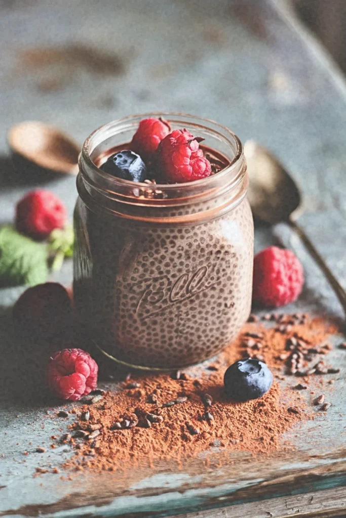 Chia Seed Chocolate Pudding