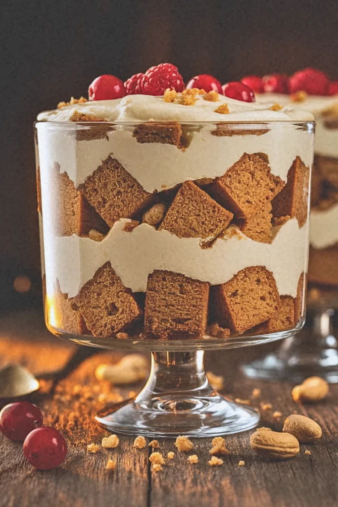 Gingerbread Trifle with Cashew Cream