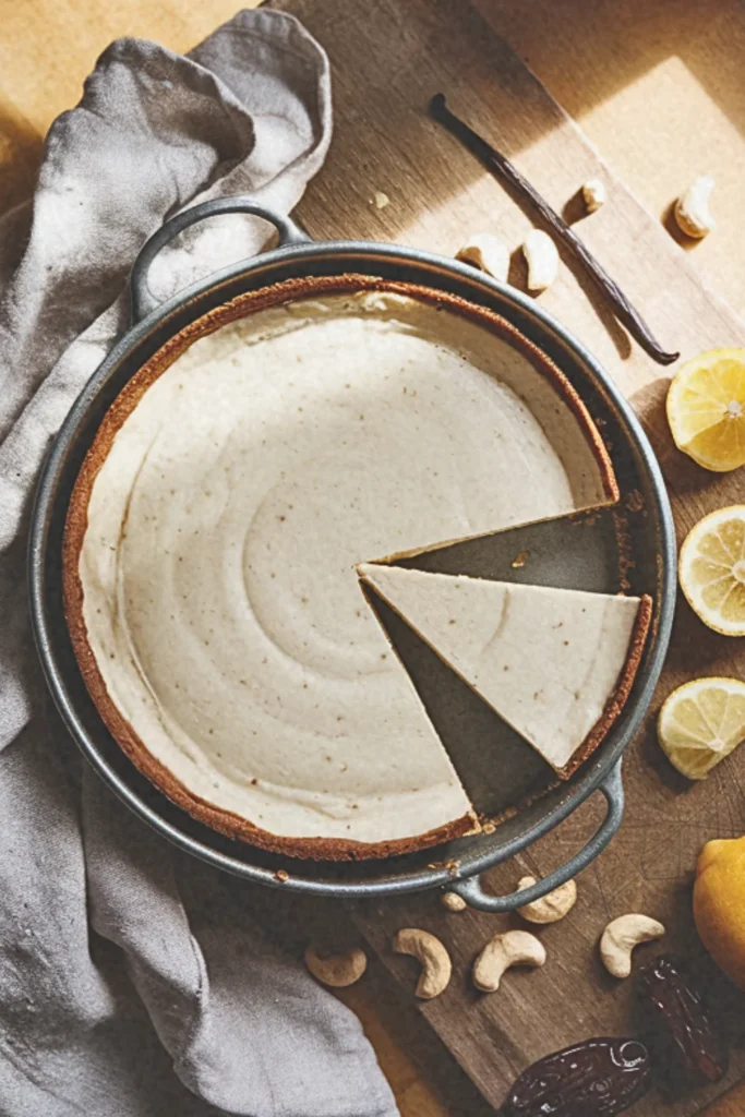 Raw Cashew Vanilla Bean Cheesecake