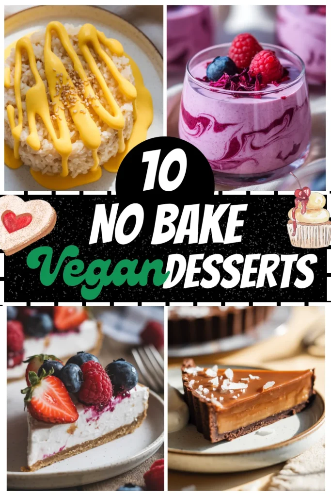 10 No Bake Vegan Desserts