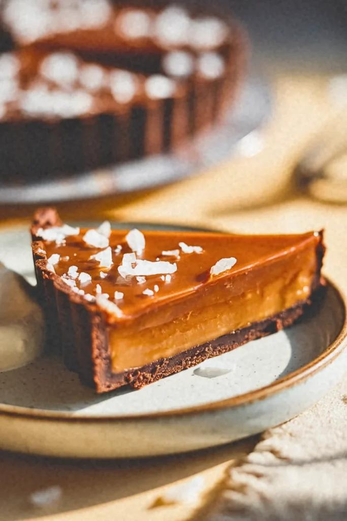 Dulce de Leche Date Caramel Tart