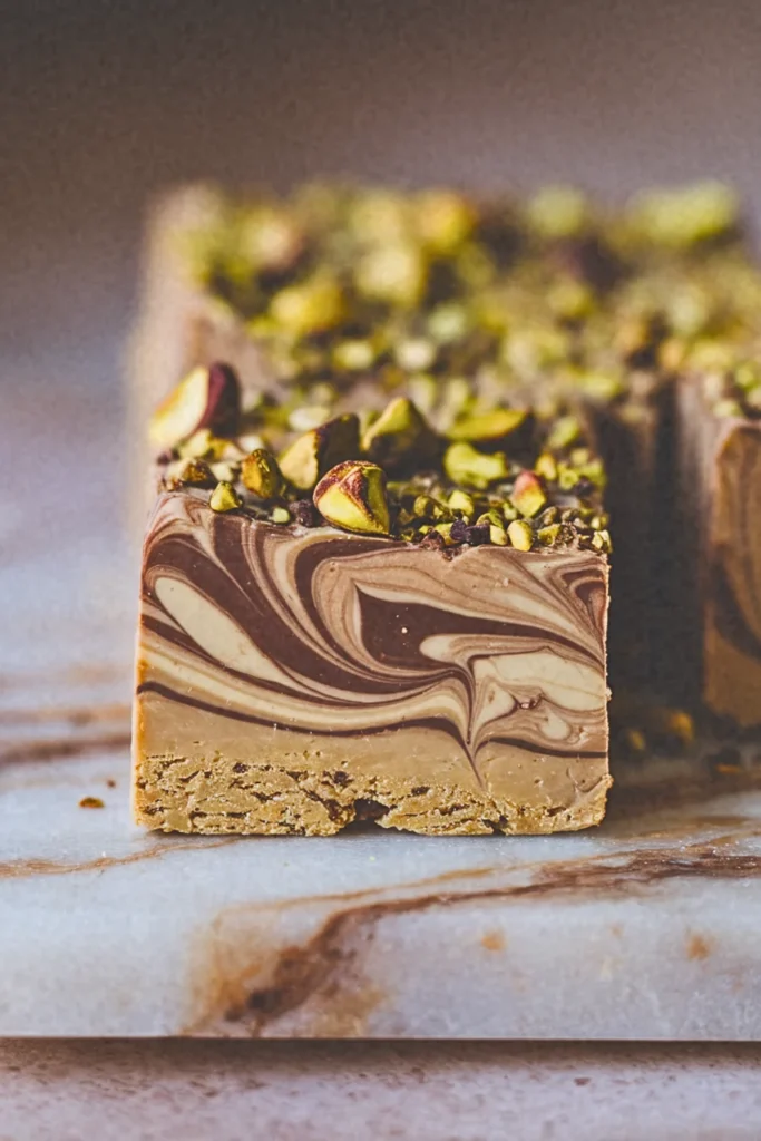 Halva Inspired Tahini Fudge Swirl