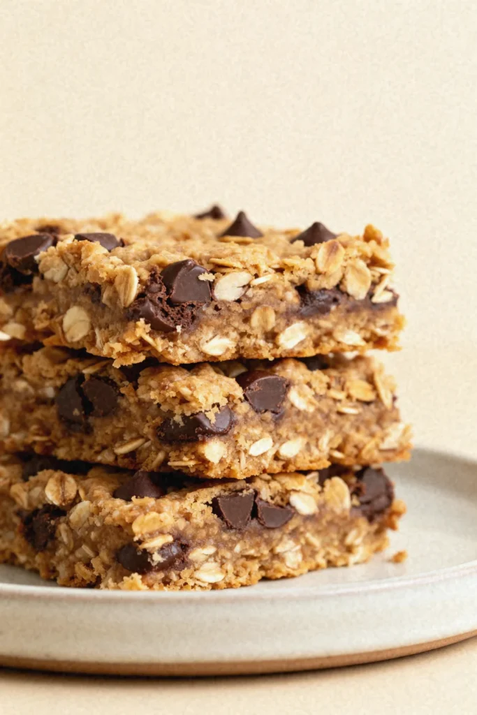 Chocolate Chip Oatmeal Breakfast Bars