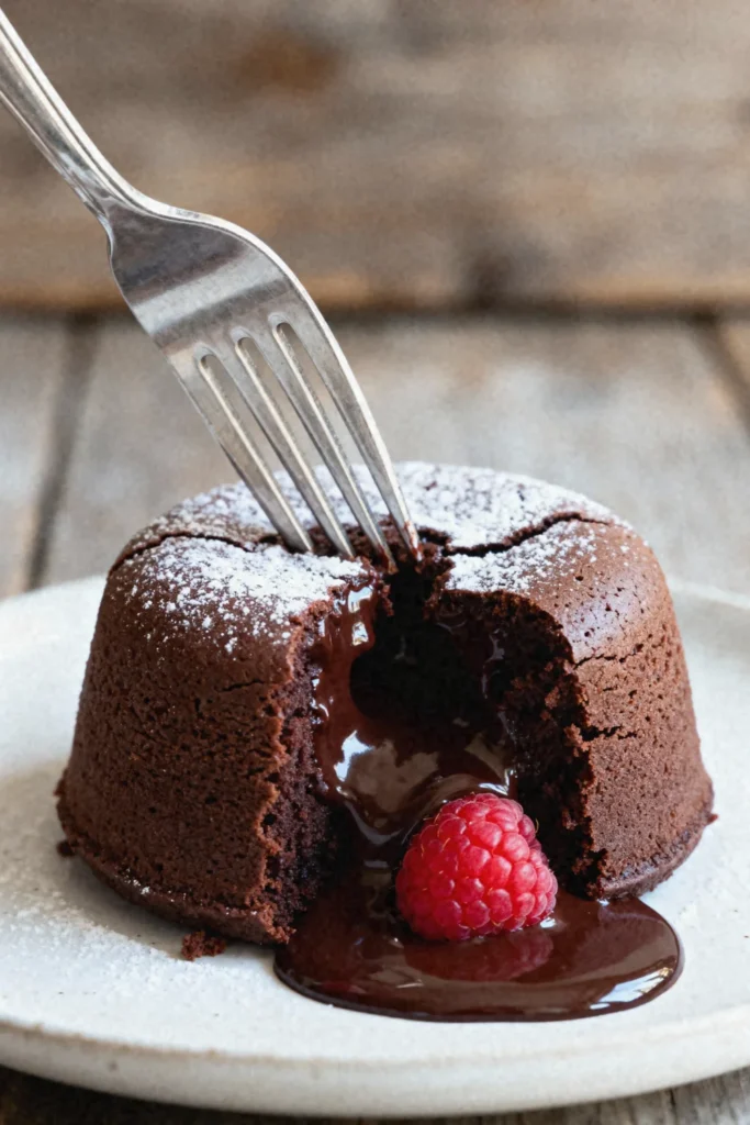 Dairy-Free Chocolate Lava Cakes