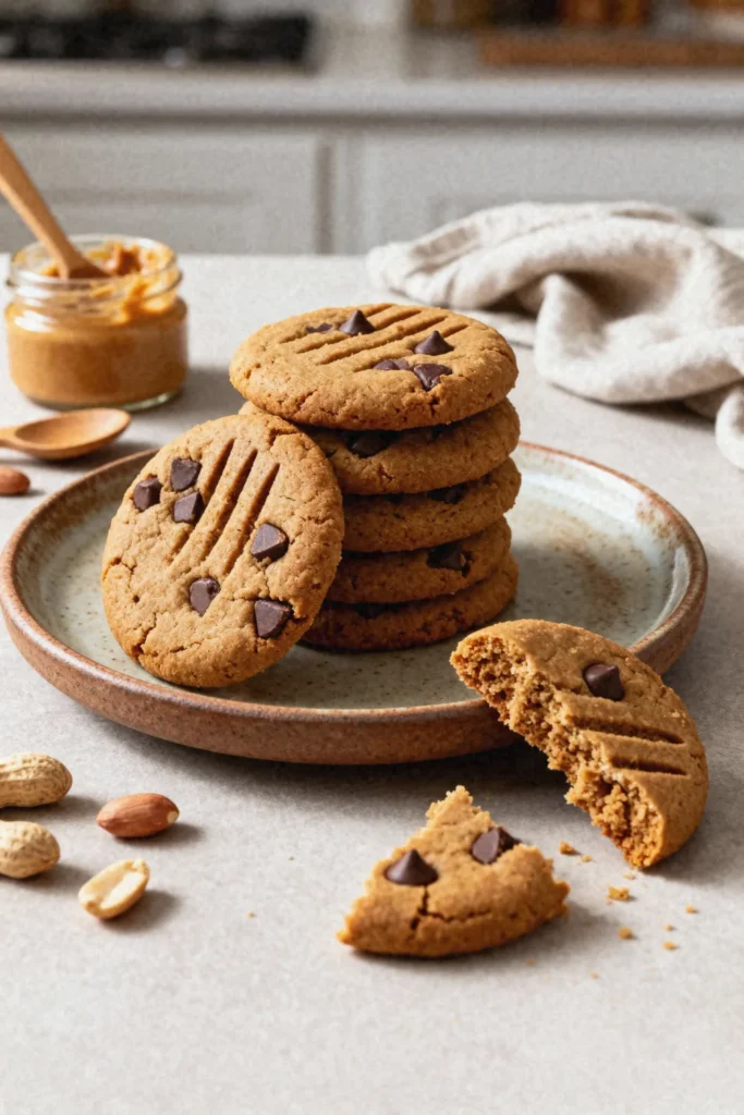 Flourless Peanut Butter Cookies